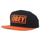 Boné Obey Snapback Standard Orange
