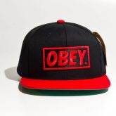 Boné Obey Snapback Standard Red